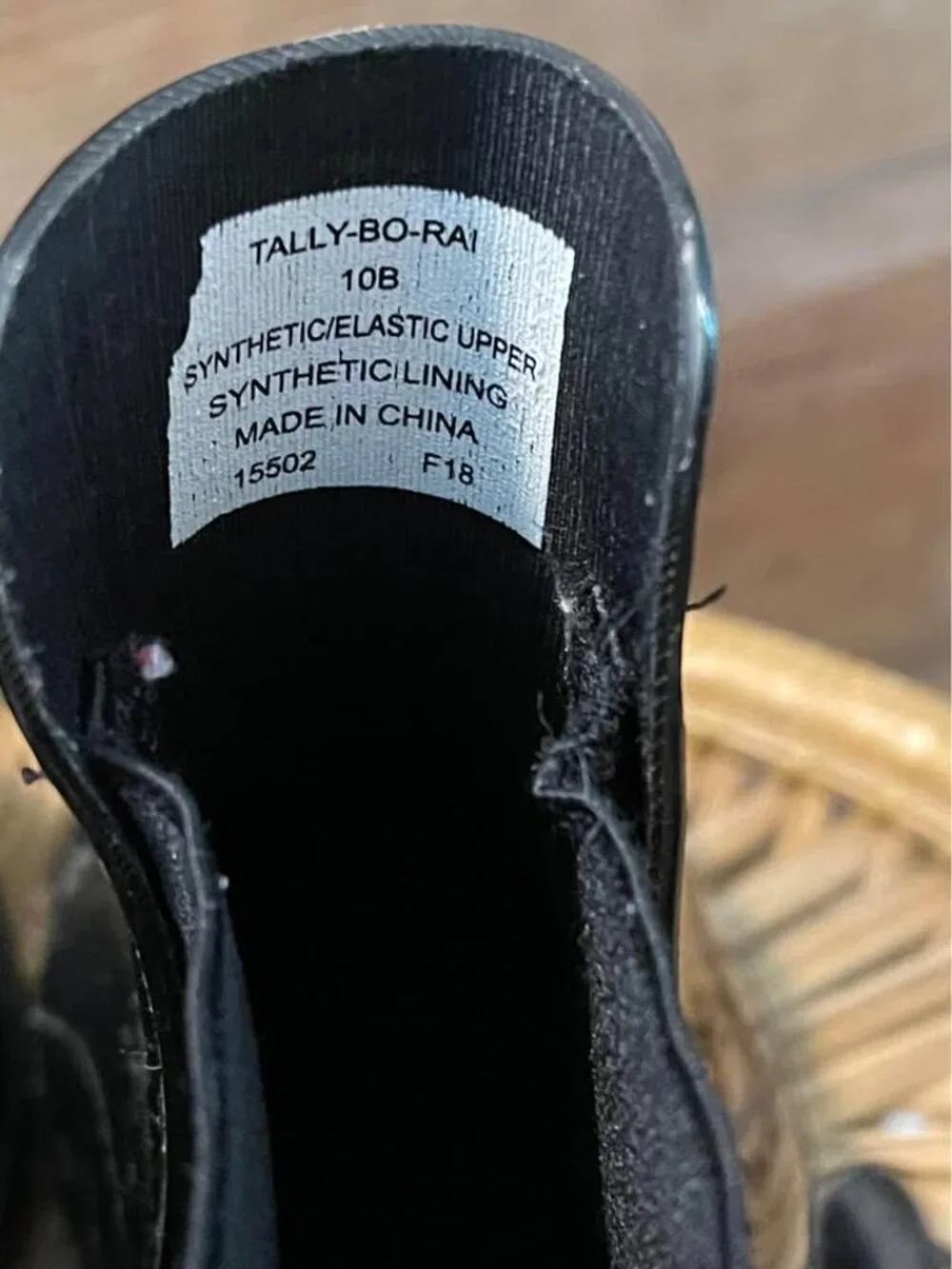 Lauren Ralph Lauren Tally-Bo-Rai Chelsea Ankle Rain Boots in Black size 10B